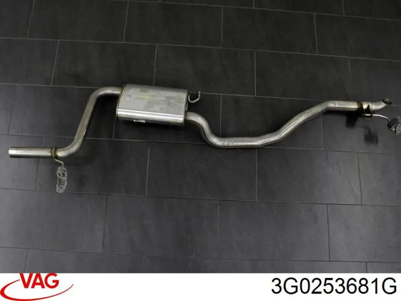  Silenciador trasero Volkswagen Passat 