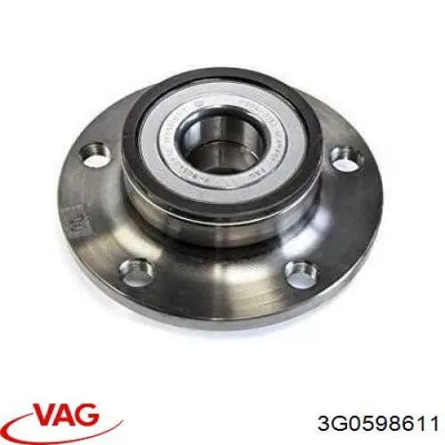 3G0598611 VAG Buje de rueda trasero