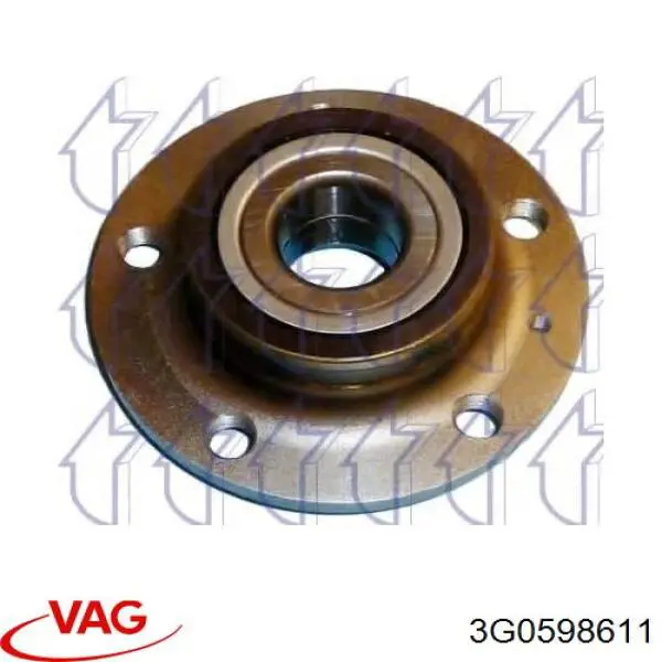 Comprar 3G0598611 VAG Cubo de rueda, Eje trasero