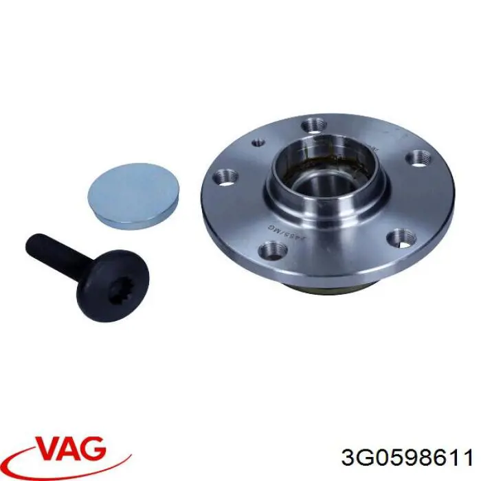 Cubo de rueda trasero 3G0598611 VAG