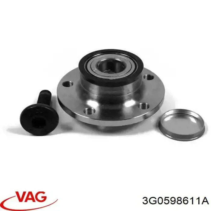Comprar 3G0598611A VAG Cubo de rueda, Eje trasero