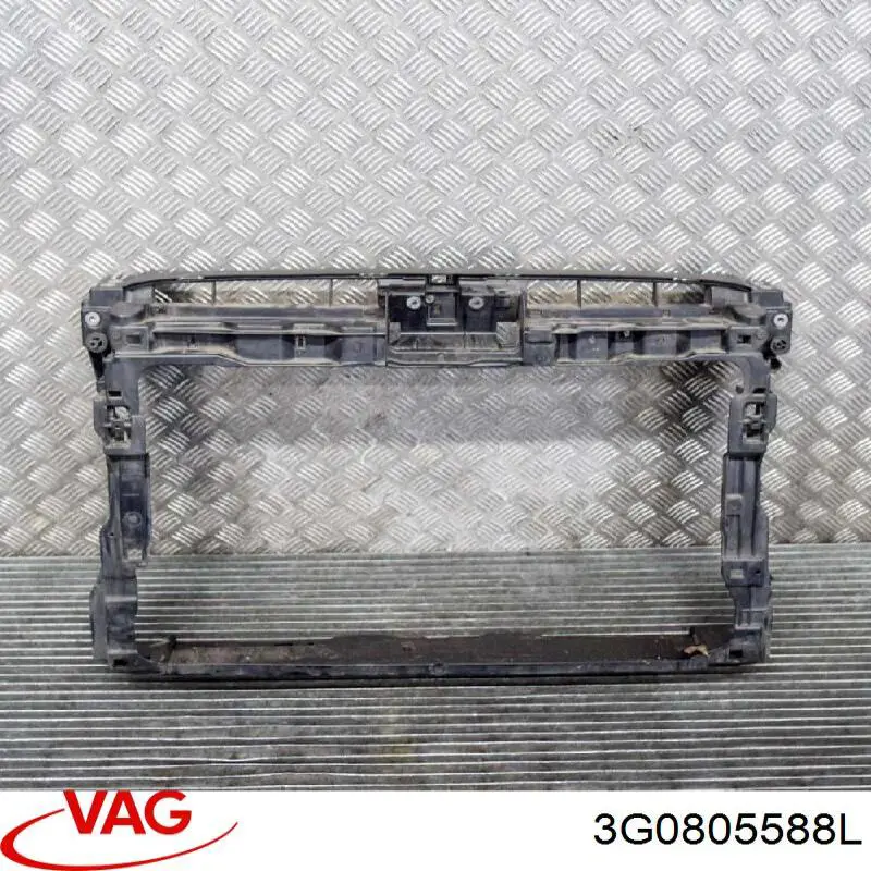 Soporte de radiador completo (panel de montaje para foco) para Volkswagen Passat (B8, 3G2)