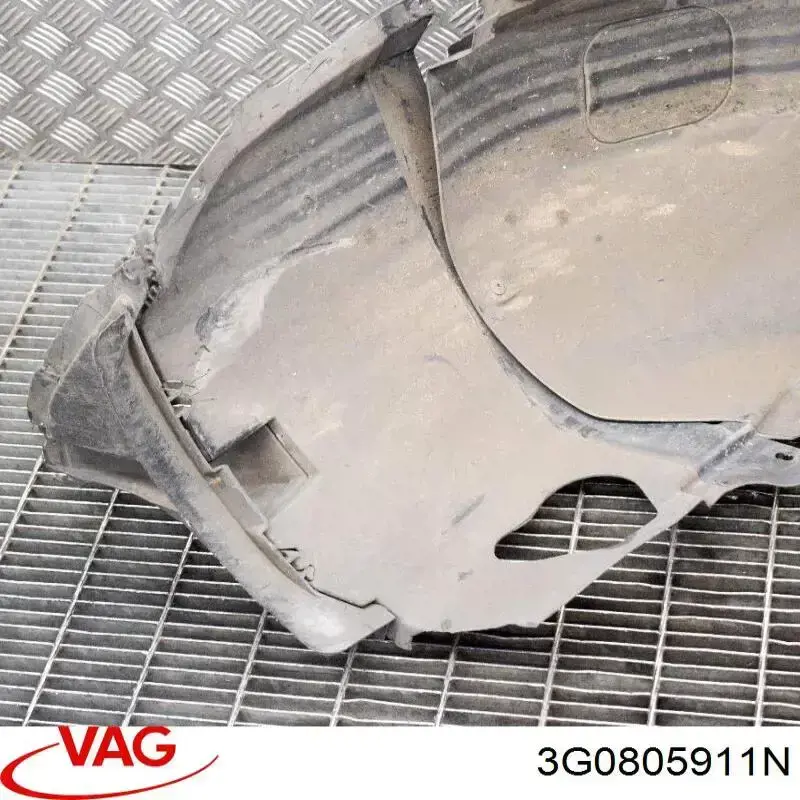 Guardalodos delantero izquierdo 3G0805911AC VAG