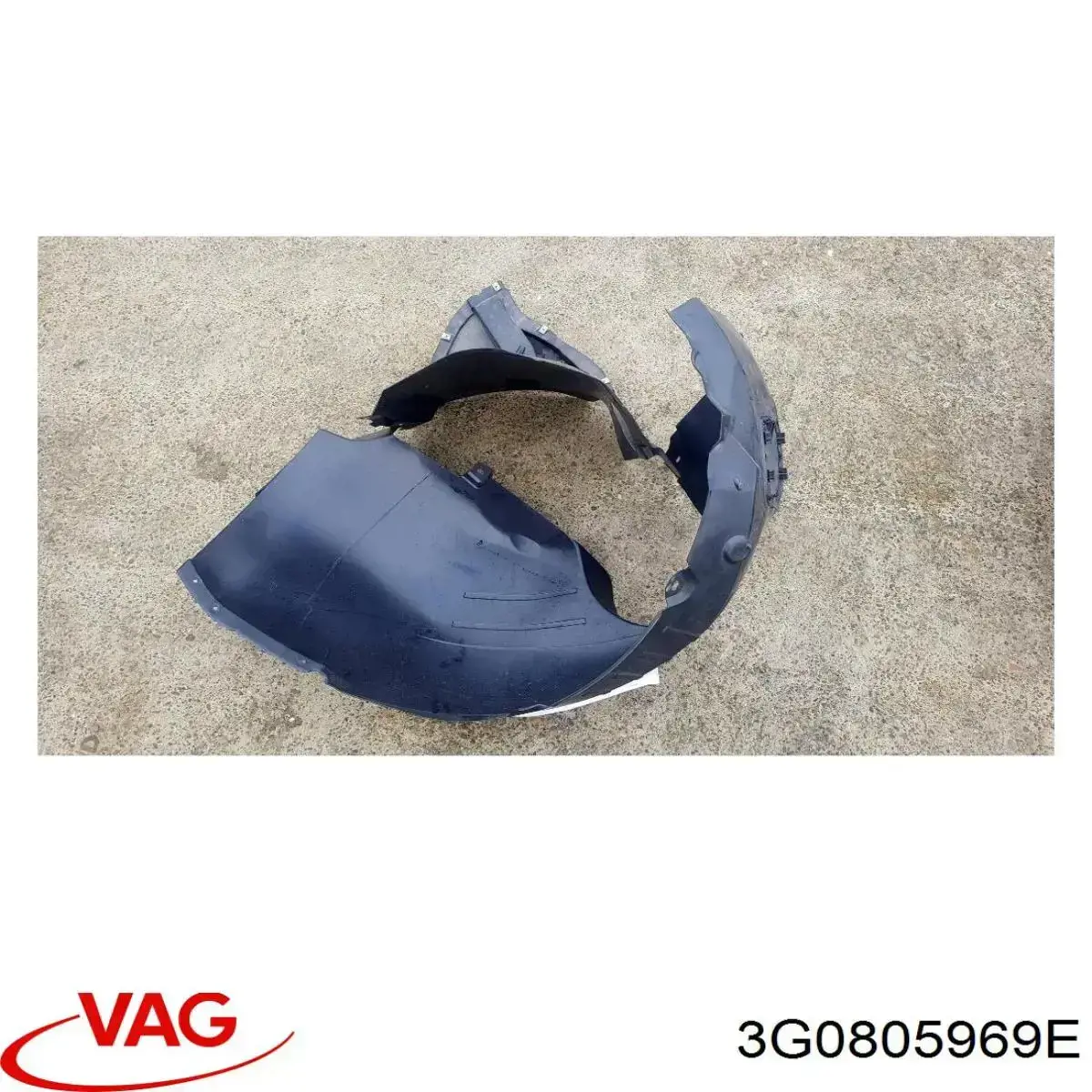 3G0805969E VAG guardabarros interior, aleta delantera, izquierdo trasero