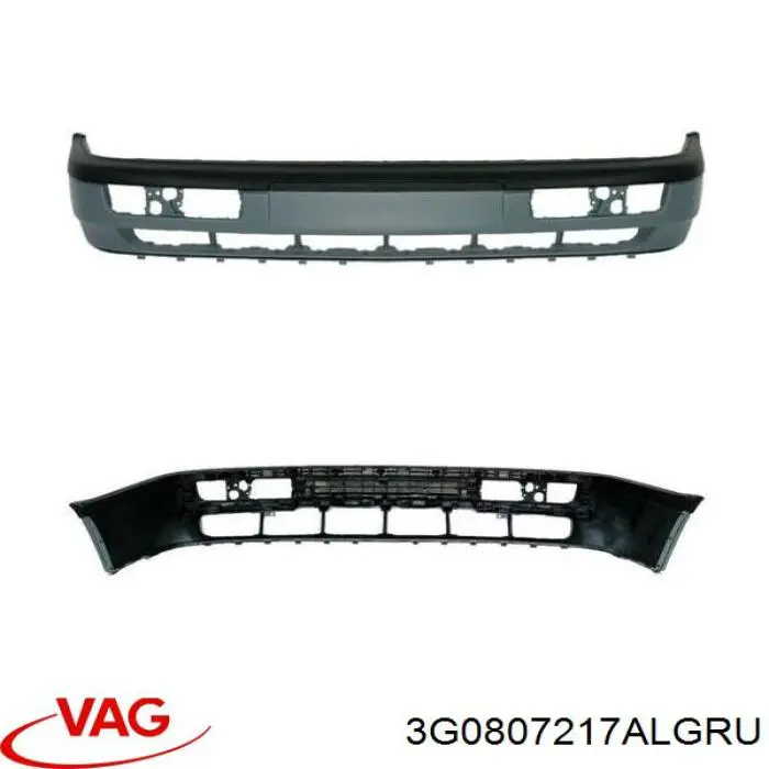 Parachoques delantero VAG 3G0807217ALGRU precio, desde 110,56 EUR