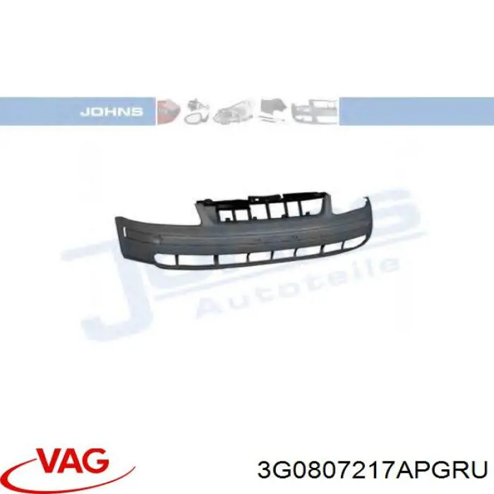 3G0807217APGRU VAG Paragolpes delantero