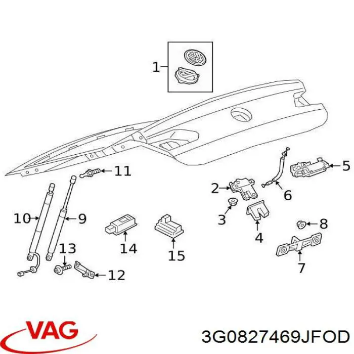 Comprar 3G0827469JLFOD VAG 