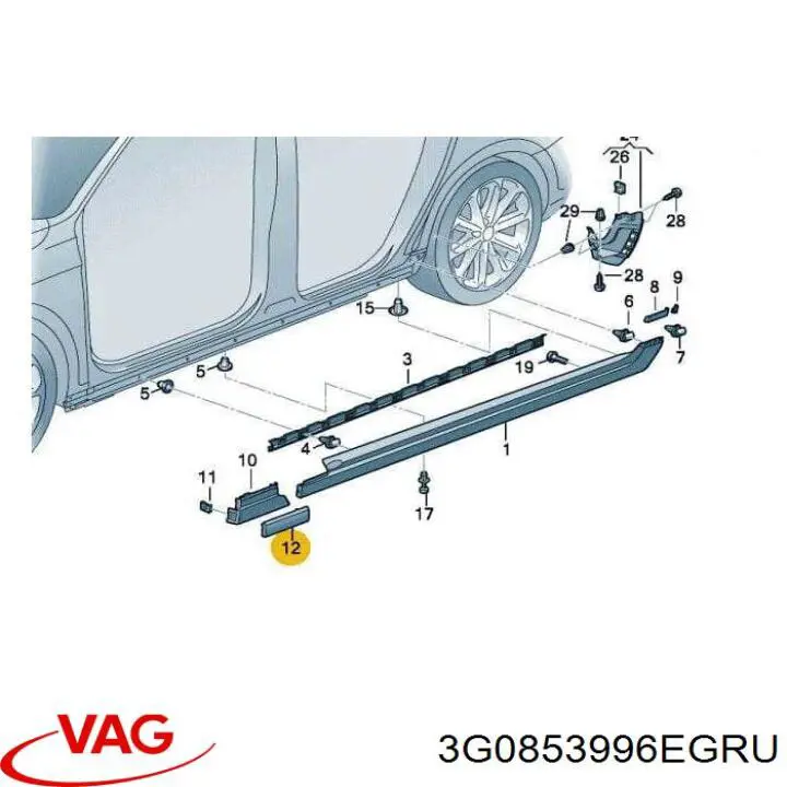  VAG 3G0853996EGRU precio, desde 56,63 EUR