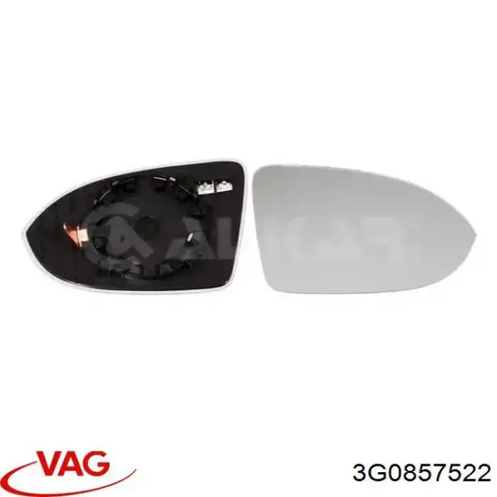 Cristal de espejo retrovisor derecho VAG 3G0857522 precio, desde 18,15 EUR
