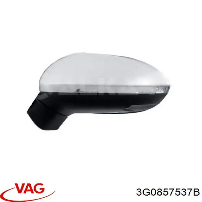 3G0857537B VAG superposicion(cubierta De Espejo Retrovisor Izquierdo)