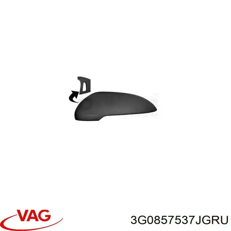 3G0857537JGRU VAG superposicion(cubierta De Espejo Retrovisor Izquierdo)