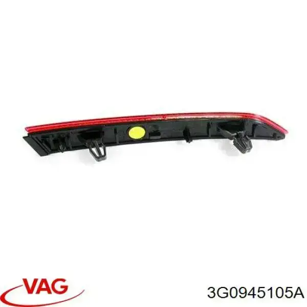 Reflector trasero izquierdo del parachoques VAG 3G0945105A precio, desde 11,78 EUR