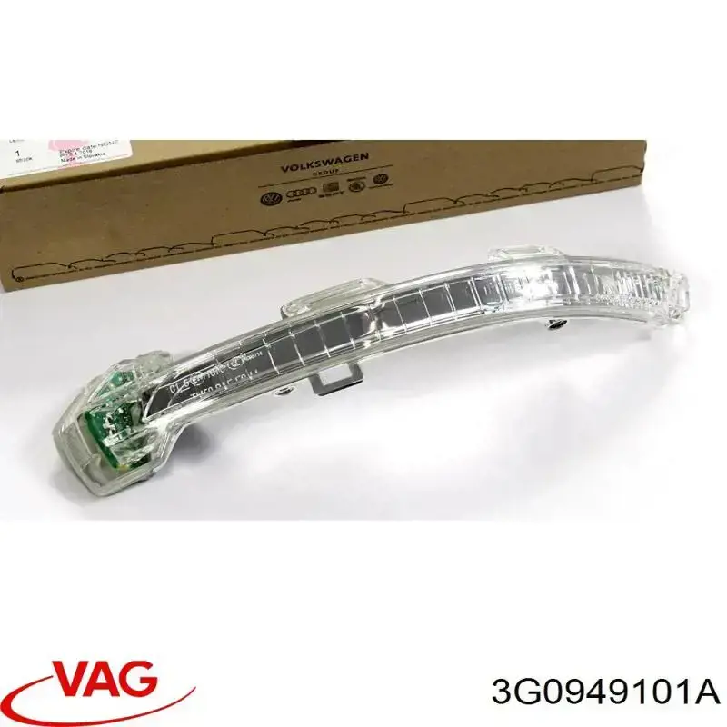 3G0949101A VAG luz intermitente de retrovisor exterior izquierdo