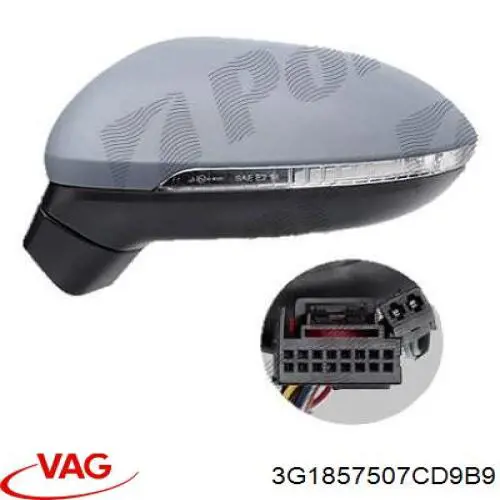 Retrovisor izquierdo Volkswagen Passat ALLTRACK 