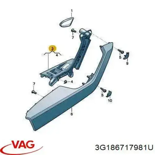  VAG 3G186717981U precio, desde 58,87 EUR