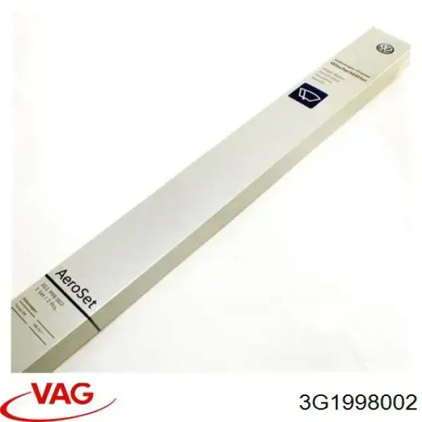 3G1998002 VAG Escobillas Limpiaparabrisas delanteras
