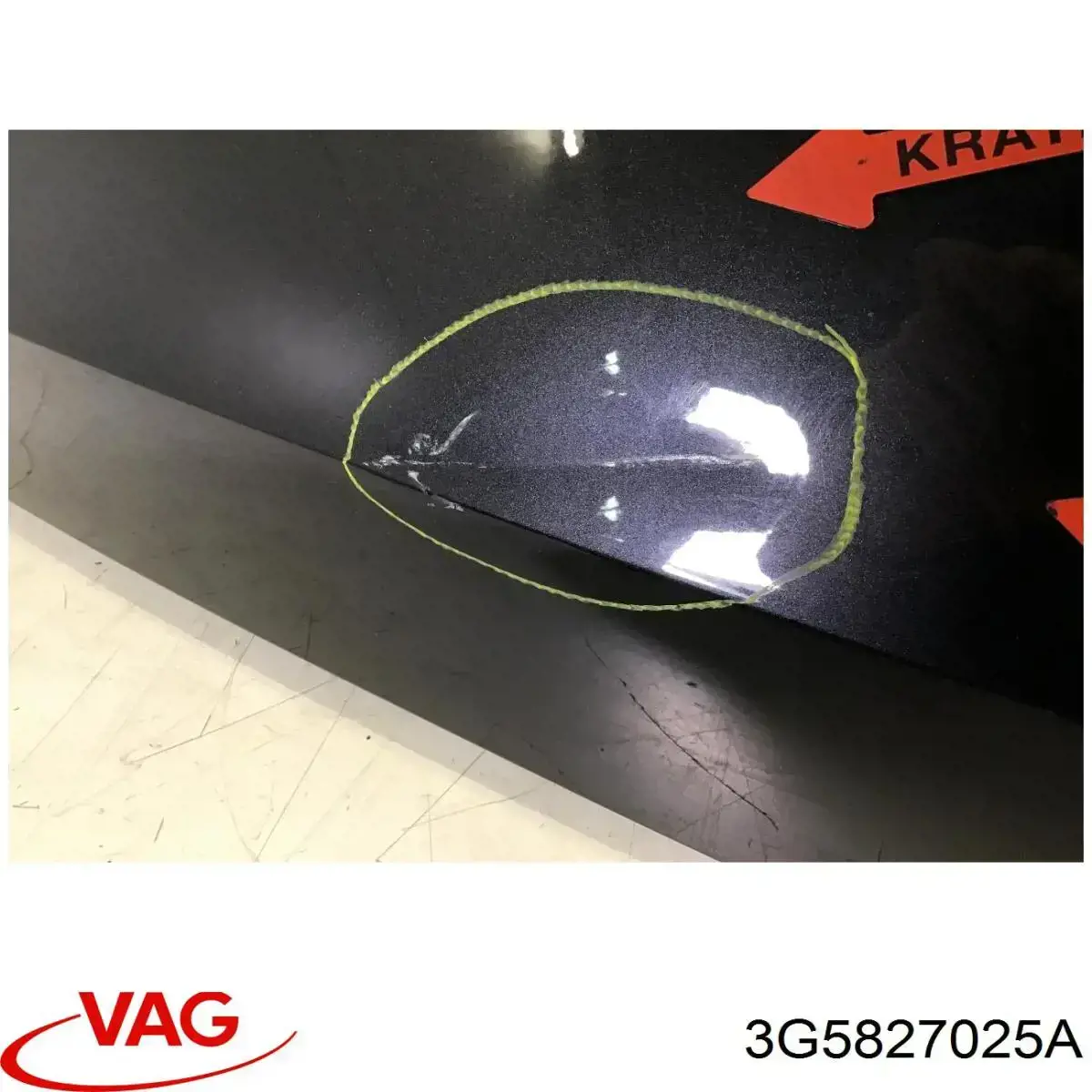 Tapa maletero 3G5827025A VAG