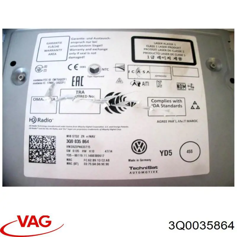  VAG 3Q0035864