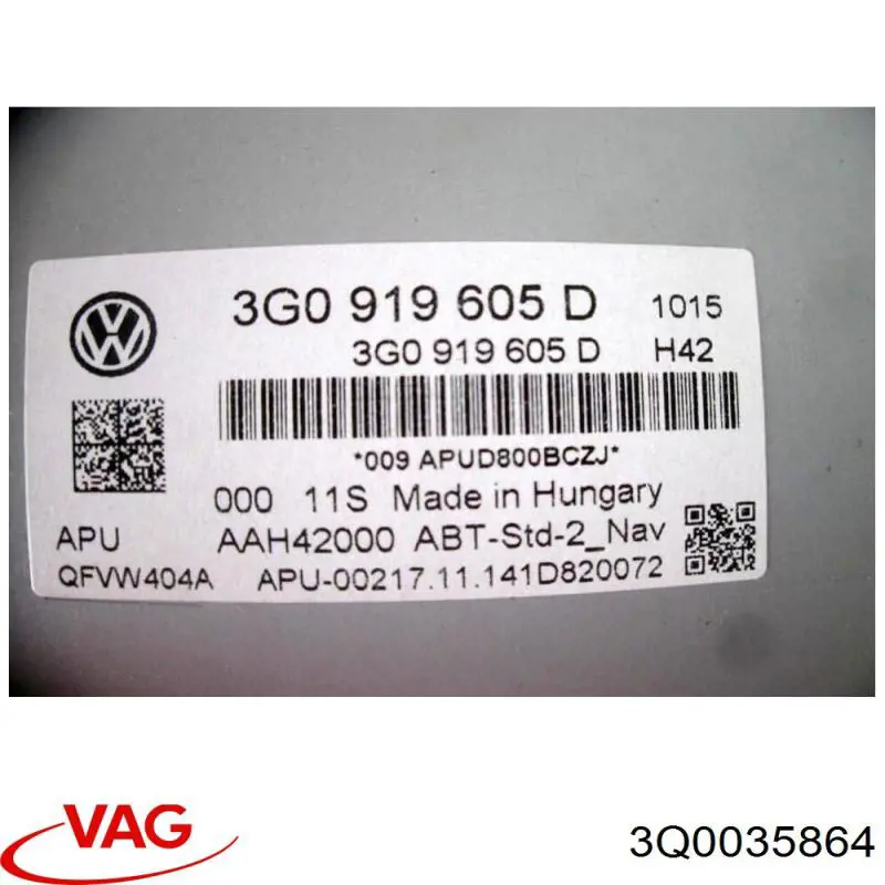 3Q0035864 VAG 
