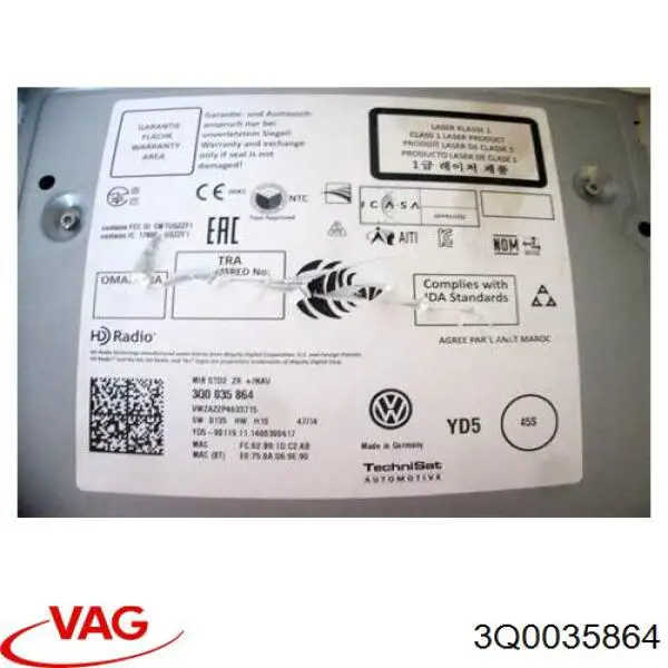 Comprar 3Q0035864 VAG 