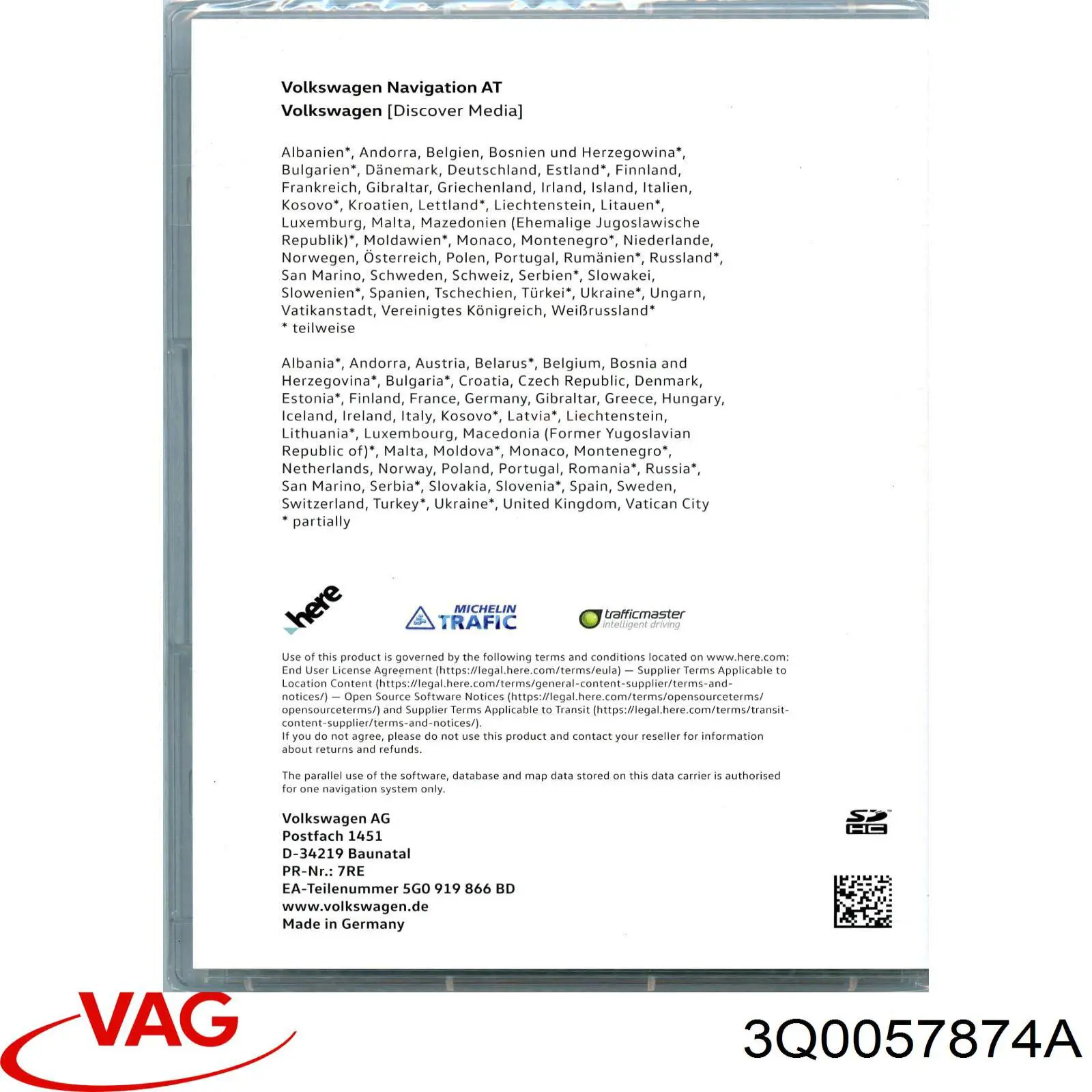 VAG 3Q0057874A precio, desde 442,86 EUR