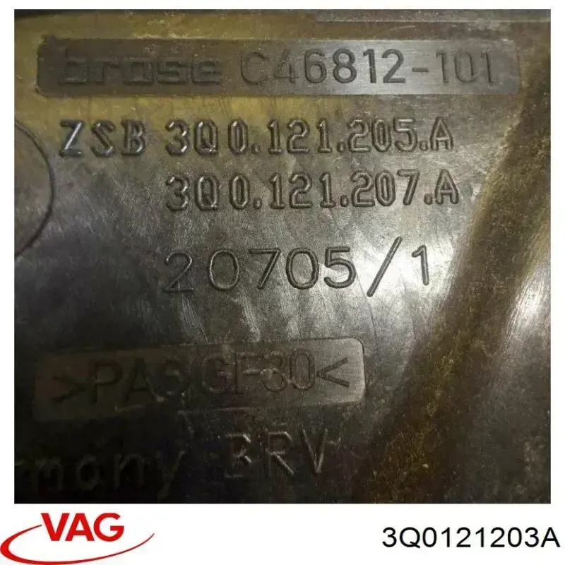 Ventilador de refrigeración VAG 3Q0959455A