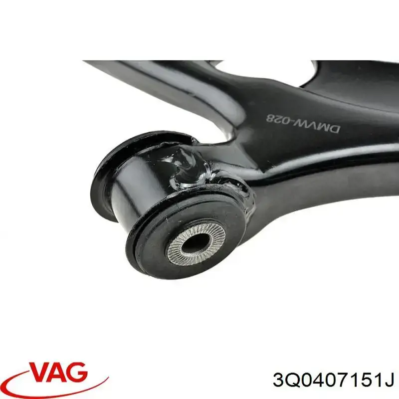 Brazo inferior izquierdo de la suspensión delantera 3Q0407151J VAG