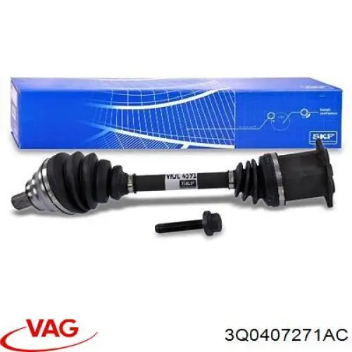 Semieje delantero izquierdo VAG 3Q0407271AC precio, desde 174,24 EUR