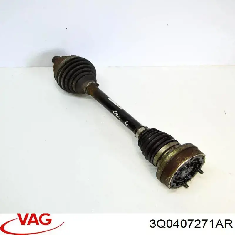 3Q0407271AR VAG Semieje delantero izquierdo