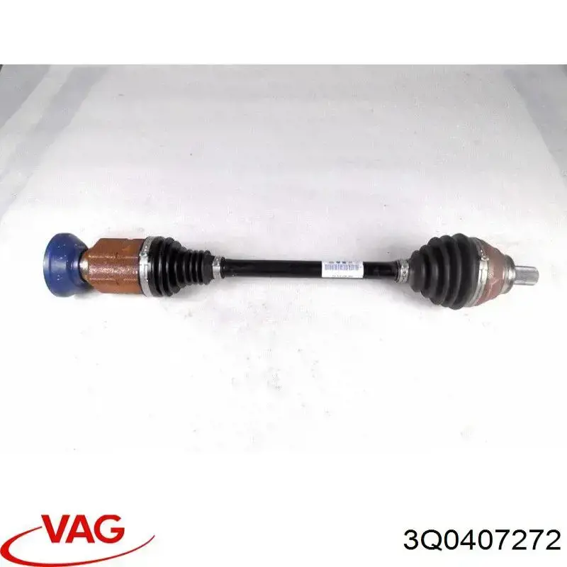 Semieje delantero derecho VAG 3Q0407272 precio, desde 88,57 EUR
