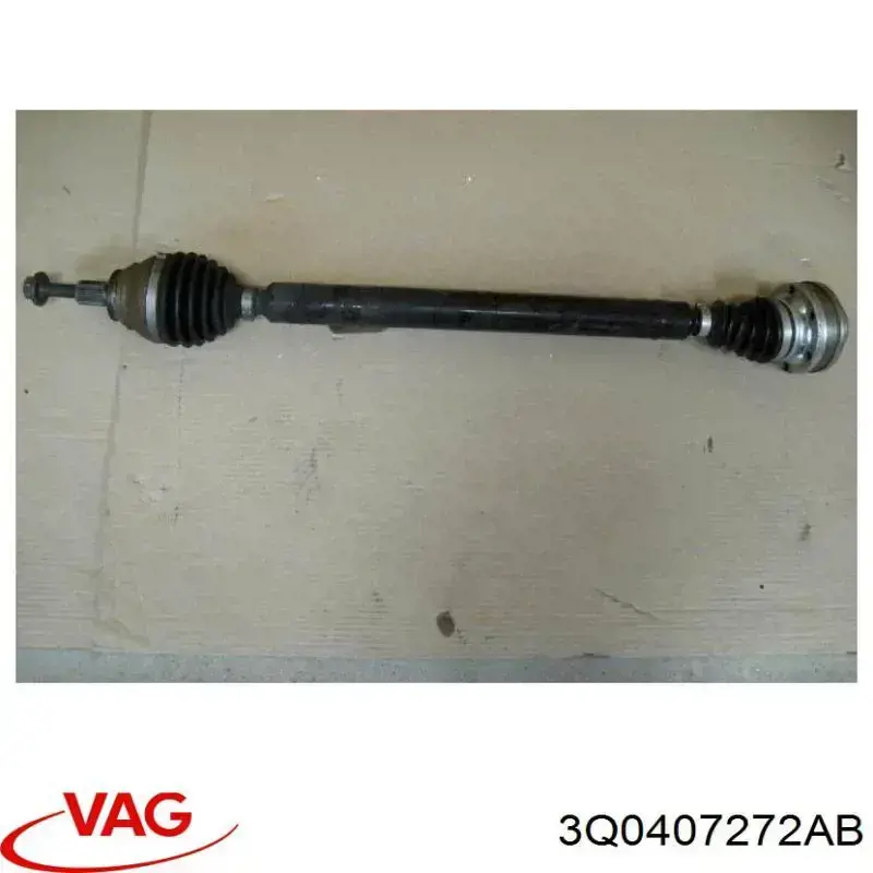 3Q0407272AB VAG Árbol de transmisión delantero derecho