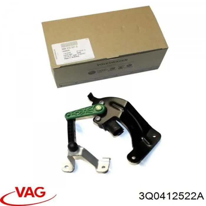 Comprar 3Q0412522A VAG Sensor de nivel de carrocería delantero derecho