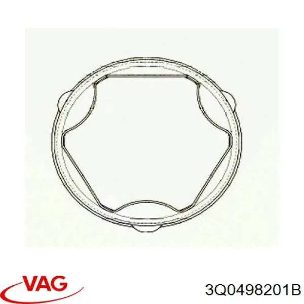 Fuelle, palier delantero exterior VAG 3Q0498201B precio, desde 56,76 EUR