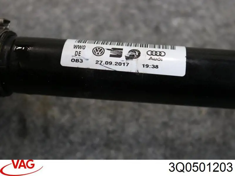 Comprar 3Q0501203 VAG Semieje trasero izquierdo