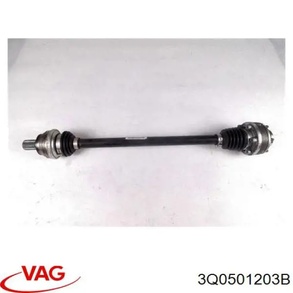 3Q0501203B VAG Semieje trasero izquierdo