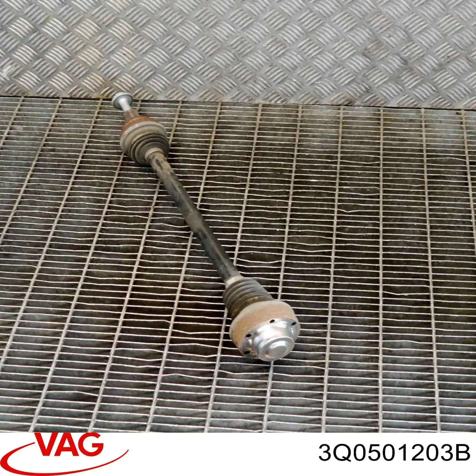 Semieje trasero izquierdo 3Q0501203B VAG