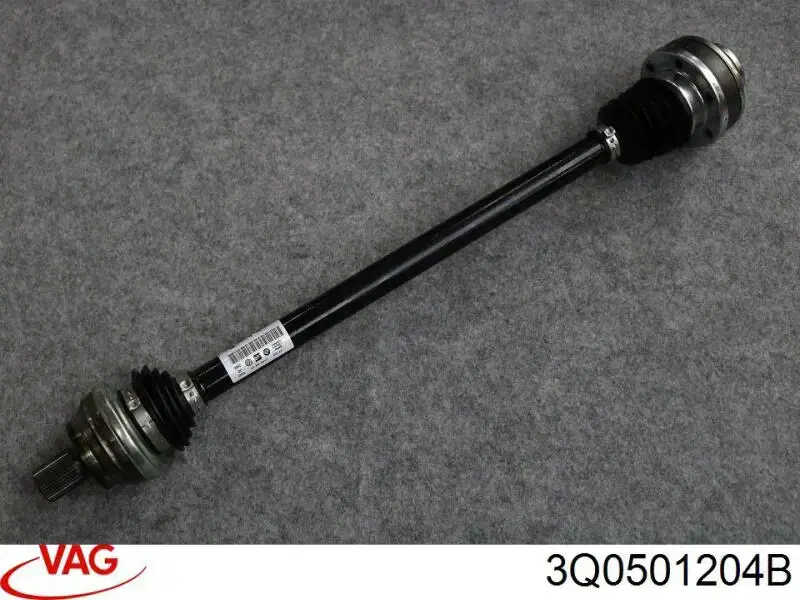 3Q0501204B VAG Palier trasero derecho