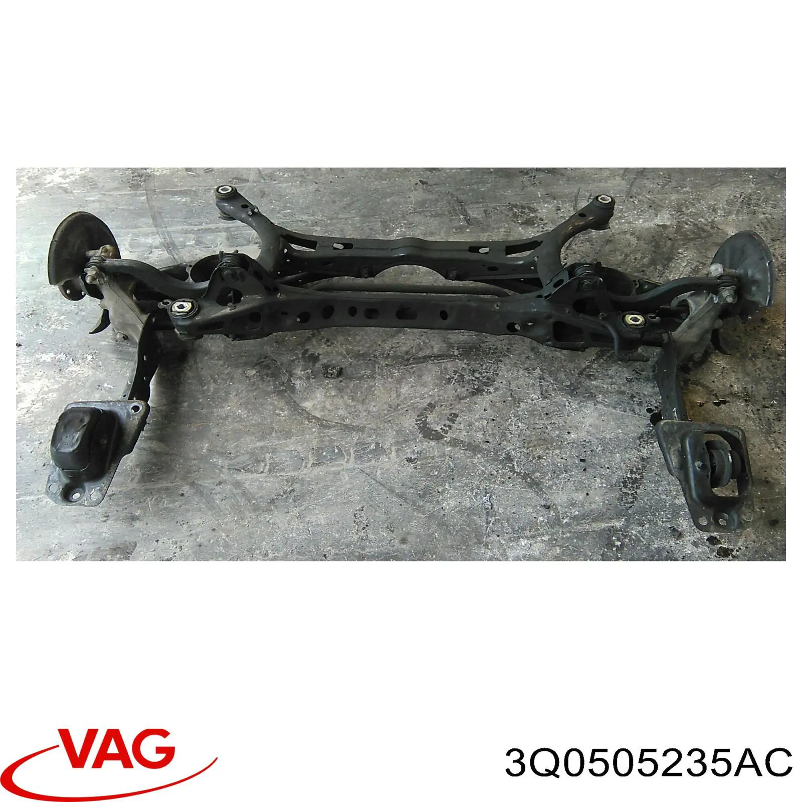 Subchasis trasero soporte motor VAG 3Q0505235AC precio, desde 319,44 EUR