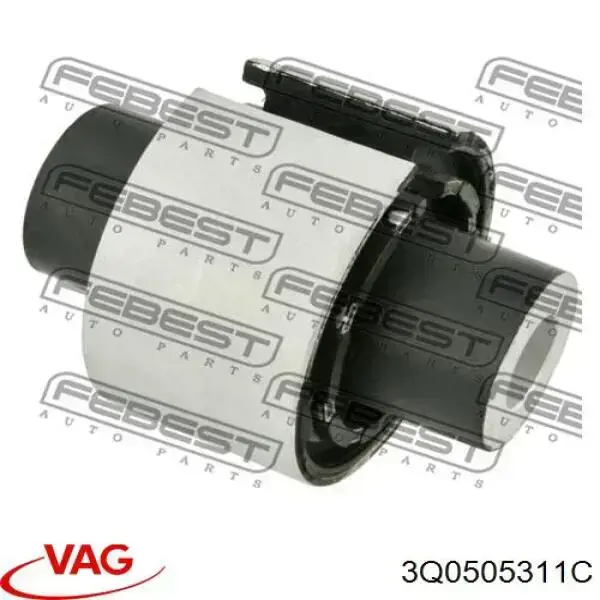 Brazo inferior trasero izquierdo/derecho 3Q0505311C VAG