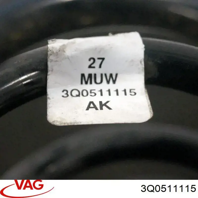 3Q0511115 VAG Muelle trasero