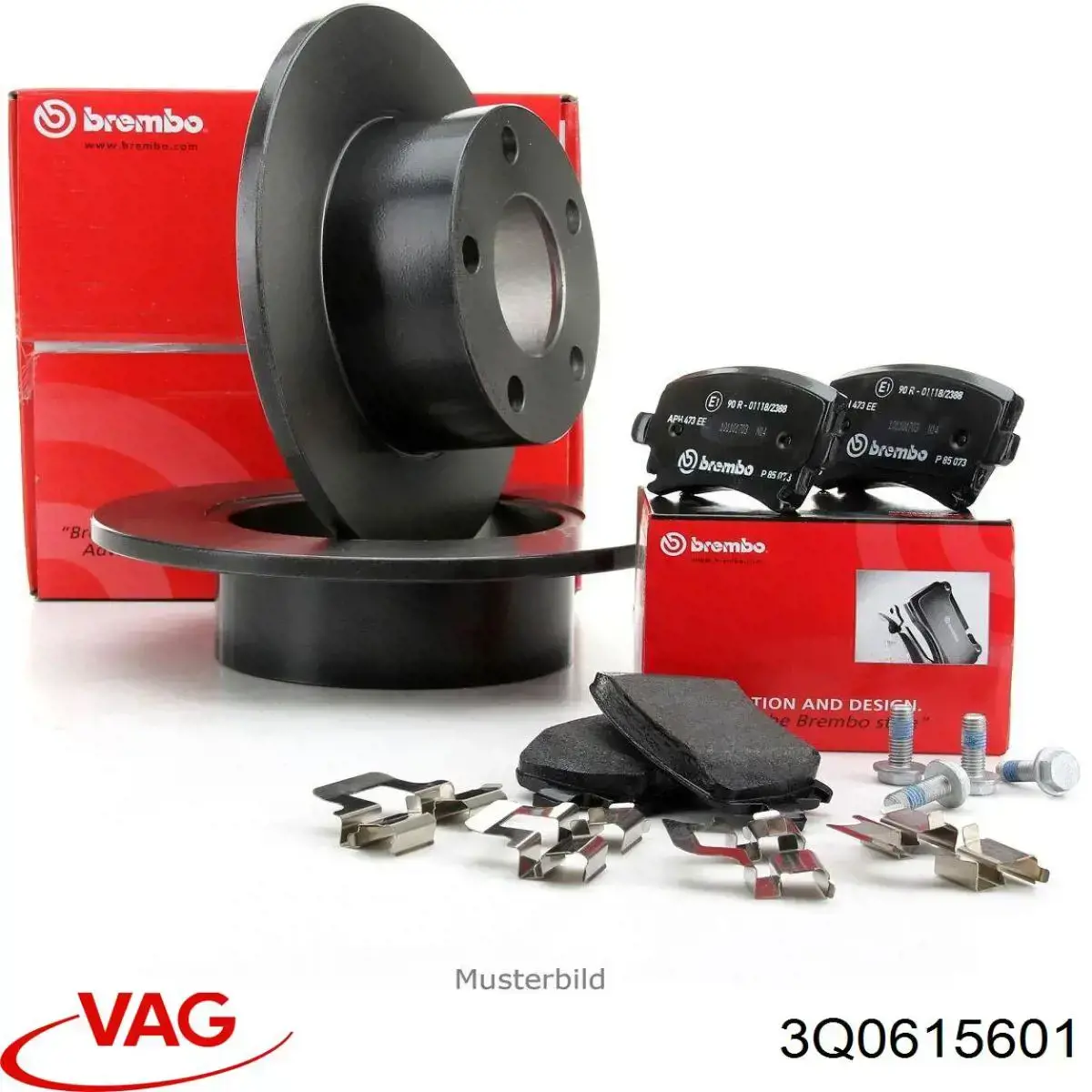 Comprar 3Q0615601 VAG Disco de freno trasero
