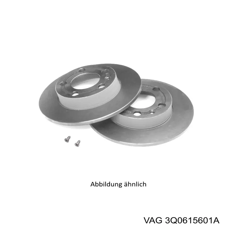 Frenos traseros VAG 3Q0615601A