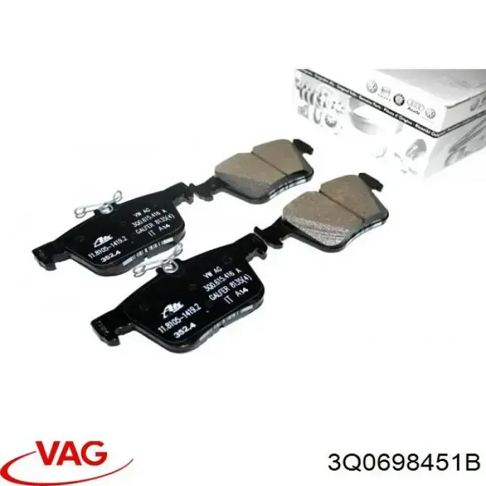 Pastillas traseras de freno VAG 3Q0698451B precio, desde 26,59 EUR