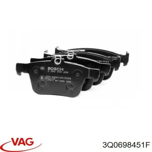 Pastillas traseras de freno VAG 3Q0698451F precio, desde 31,79 EUR