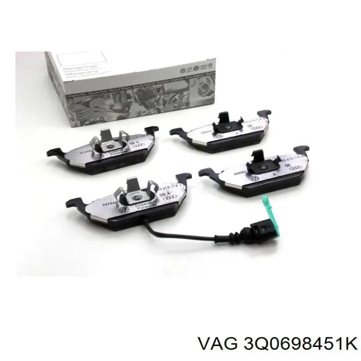 Comprar 3Q0698451K VAG Pastillas de freno traseras
