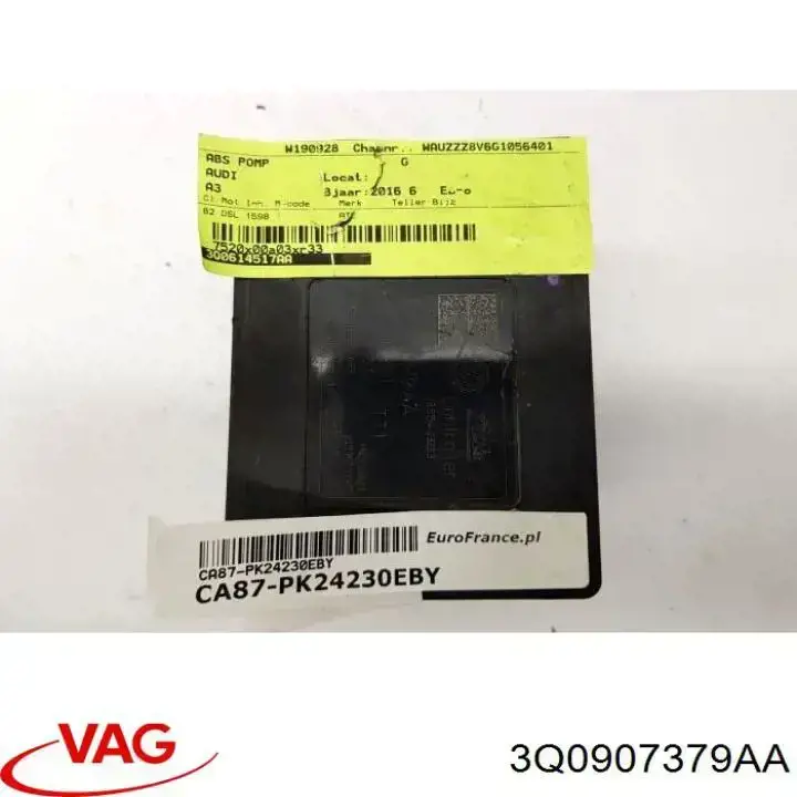Módulo de control ABS 3Q0907379AF VAG