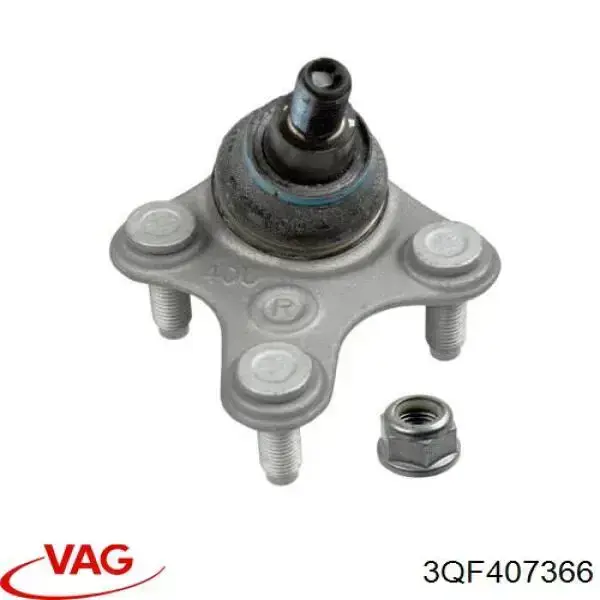 Comprar 3QF407366 VAG Rótula de suspensión inferior derecha