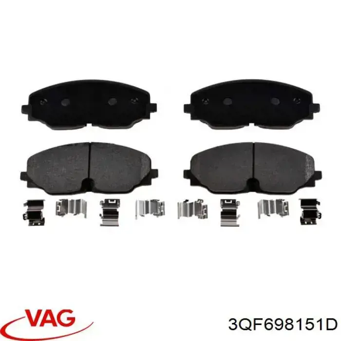 Pastillas freno delanteras VAG 3QF698151D precio, desde 78,42 EUR