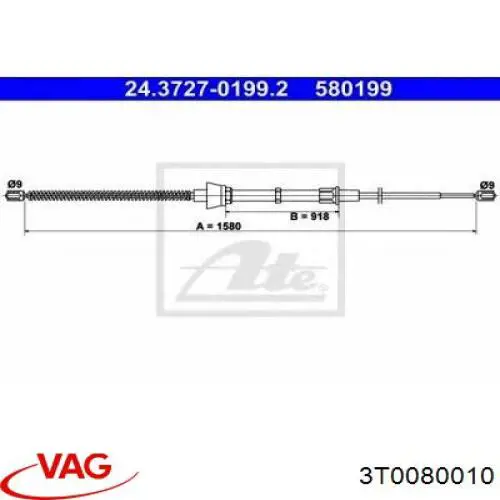 3T0080010 VAG Refrigerante