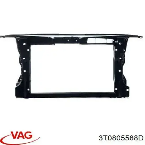 3T0805588D VAG Soporte de radiador completo (panel de montaje para foco)
